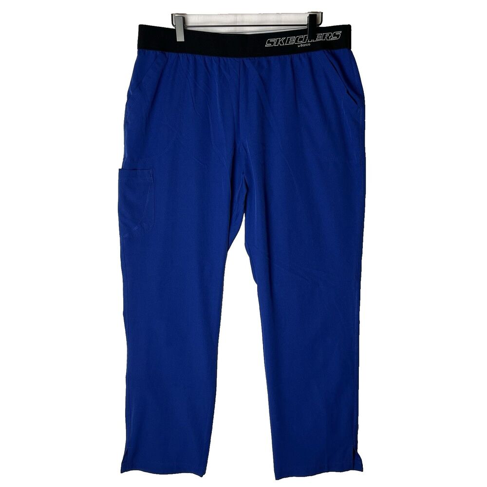 Sketchers By Barco Uniforms Women's Size XL Scrub Pants Blue 3 Pocket SK202